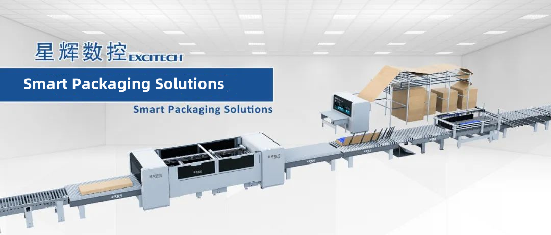 EXCITECH မှ တီထွင်ဖန်တီးထားသော ဘက်စုံသုံး ကတ်တွန်ထုပ်ပိုးသည့်စက်။