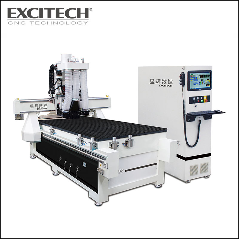 Drill Bank Nesting Router ပါရှိသော ခေါင်းနှစ်လုံး